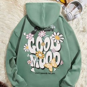 Letter Graphic Hoodie